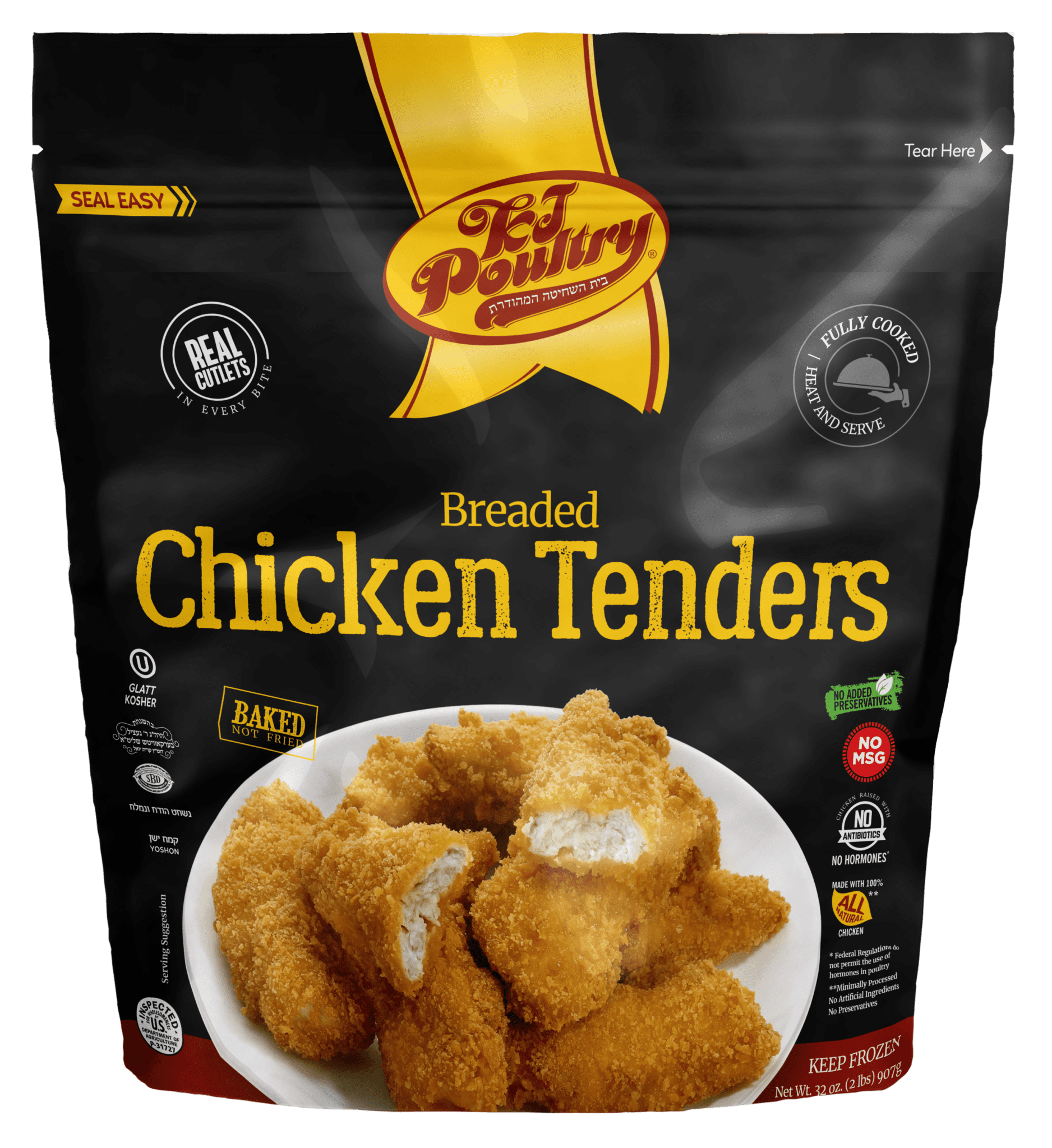 Breaded Chicken Tenders 122 Lb Kj Poultry 5424